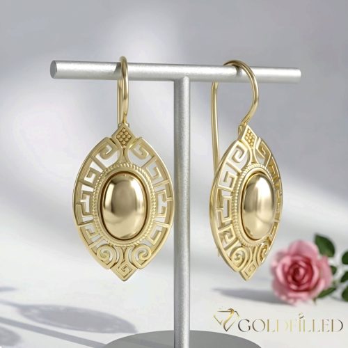 Goldfilled Cercei antialergici 42mm culoare 14K	