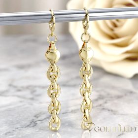 Goldfilled Cercei Antialergici 74mm 14K Culoare	