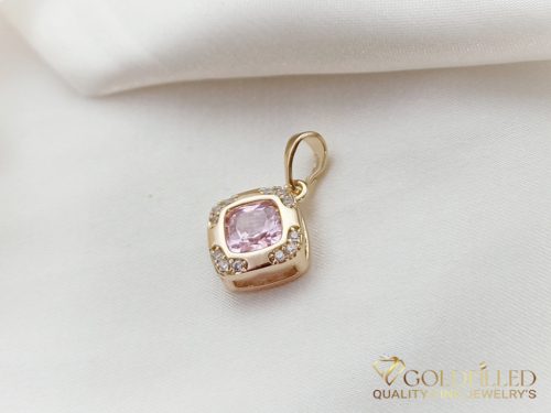 Pandantiv antialergic „Goldfilled” 20 mm, culoare 18K