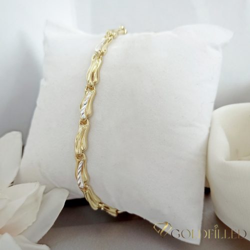 Bratara placata cu aur "Goldfilled" anti-alergenic, în mai multe dimensiuni grosime 5,2 mm, culoare 14K