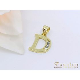 Pandantiv antialergic „Goldfilled” 23mm, culoare 14K