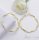 Goldfilled Cercei antialergici cerc 50mm culoare 14K	