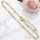 Brățară de gleznă Goldfilled Max. 27cm Culoare 14K
