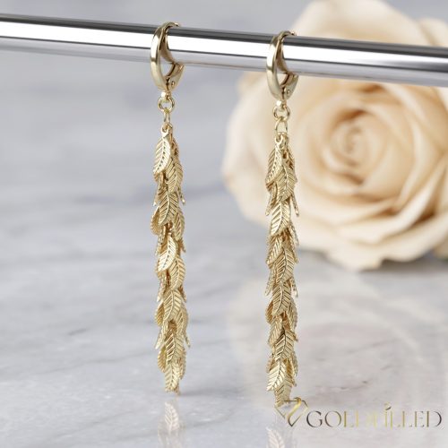 Cercei Goldfilled Antialergici 65mm 14K culoare