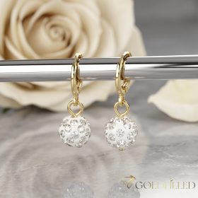 Goldfilled Cercei antialergici 25mm culoare 14K	