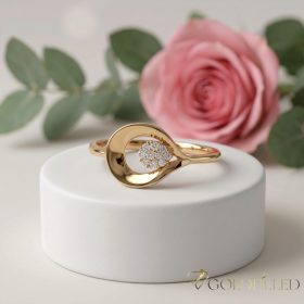    Inel antialergic „Goldfilled”, disponibile în diferite mărimi, culoare 18K