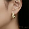 Goldfilled Antialergic Cercei 18mm 14K Culoare
