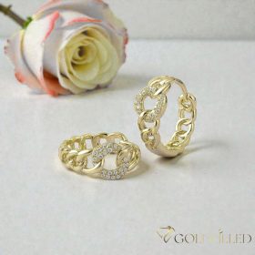 Goldfilled Antialergic Cercei 16mm 14K Culoare