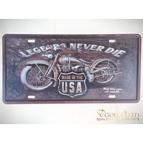 TABLĂ METALICĂ DECORATIVĂ 15X30 CM