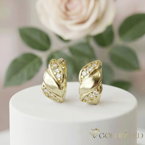 Goldfilled Cercei antialergici 9mm culoare 14K	
