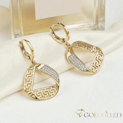 Cercei Goldfilled Antialergici 38mm 14K culoare