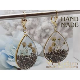   Cercei Lungi Antialergici Confecționați Manual 60mm 14K Culoare	