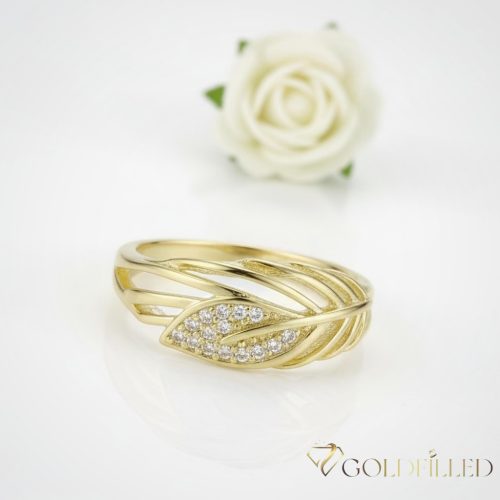  Inel antialergic „Goldfilled”, disponibile în diferite mărimi, culoare 14K