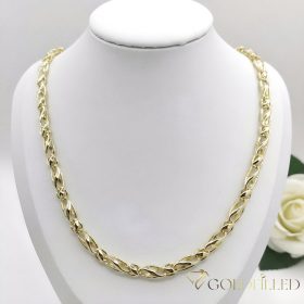   Colier exclusiv antialergic „Goldfilled” 60cm/6mm, culoare 14K coloră