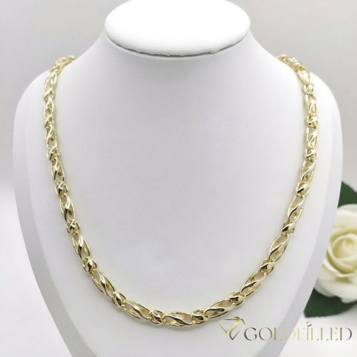 Colier exclusiv antialergic „Goldfilled” 60cm/6mm, culoare 14K coloră