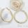 Goldfilled Cercei antialergici cerc 40mm culoare 14K	