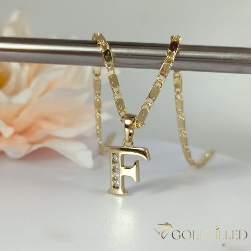 Colier  antialergenic „Goldfilled” placat cu aur, în mai multe dimensiuni 2mm grosime, culoare 14K