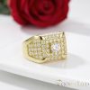  Inel antialergic „Goldfilled”, disponibile în diferite mărimi, culoare 14K