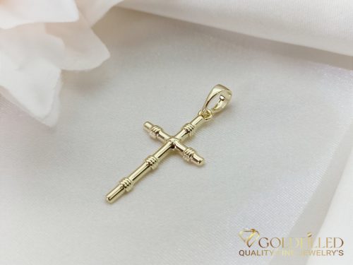Pandantiv antialergic „Goldfilled” 32mm, culoare 14K
