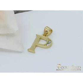 Pandantiv antialergic „Goldfilled” 23mm, culoare 14K