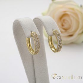 Goldfilled Antialergic Cercei  17mm 14K Culoare