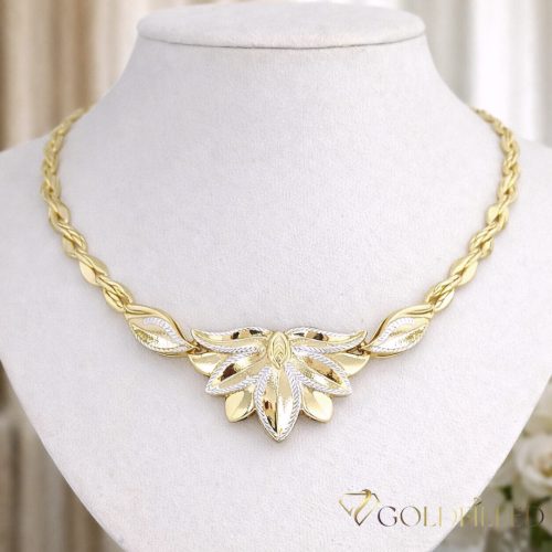 Colier exclusiv antialergic „Goldfilled” 50cm/7,2mm, culoare 14K  multicoloră