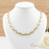 Colier exclusiv antialergenic „Goldfilled” placat cu aur, în mai multe dimensiuni 7 mm  grosime, culoare 14K