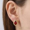 Goldfilled Antialergic Cercei 18mm 14K Culoare