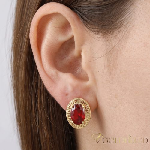 Goldfilled Antialergic Cercei 18mm 14K Culoare