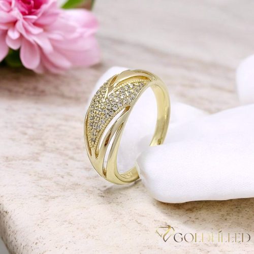  Inel antialergic „Goldfilled”, disponibile în diferite mărimi, culoare 14K
