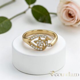    Inel antialergic „Goldfilled”, disponibile în diferite mărimi, culoare 18K