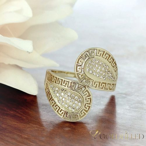  Inel antialergic „Goldfilled”, disponibile în diferite mărimi, culoare 14K