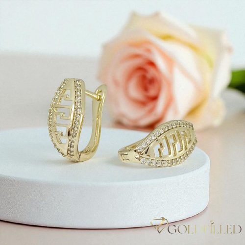 Goldfilled Antialergic Cercei 17mm 14K Culoare