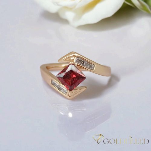  Inel antialergic „Goldfilled”, disponibile în diferite mărimi, culoare 18K