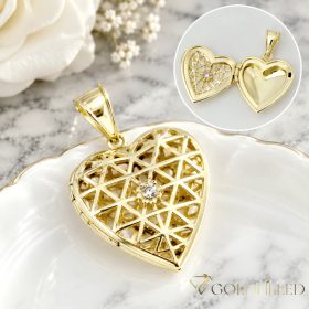 Antialergic „Goldfilled” 35mm  pandantiv, culoare 14K