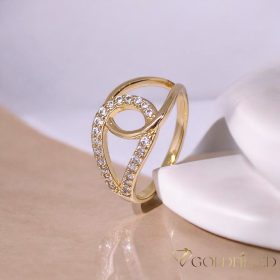    Inel antialergic „Goldfilled”, disponibile în diferite mărimi, culoare 18K