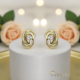 Goldfilled Antialergic Cercei 18mm 14K Culoare