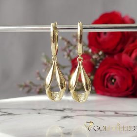 Goldfilled Cercei antialergici 38mm culoare 14K	