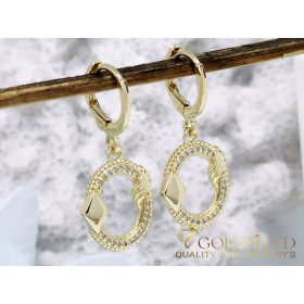 Goldfilled Cercei antialergici 34mm culoare 14K	
