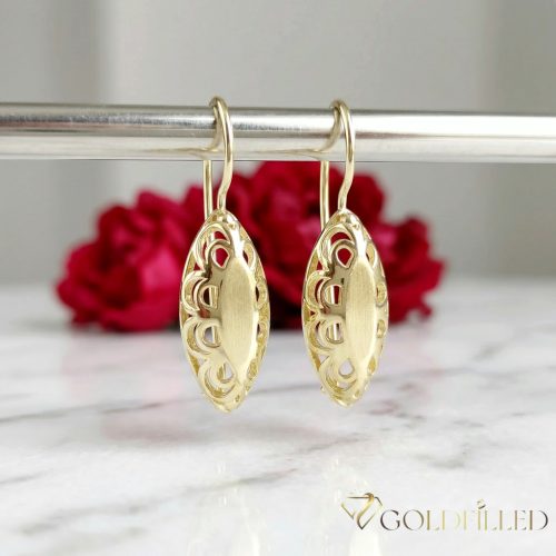 Goldfilled Cercei antialergici 38mm culoare 14K	