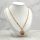 Lanț antialergic „Goldfilled” 45cm/3,5mm + pandantiv, culoare 18K