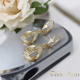 Goldfilled Cercei antialergici 38mm culoare 14K	