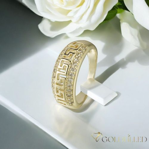  Inel antialergic „Goldfilled”, disponibile în diferite mărimi, culoare 14K