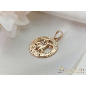 Pandantiv Goldfilled Antialergic 28mm 18K culoare