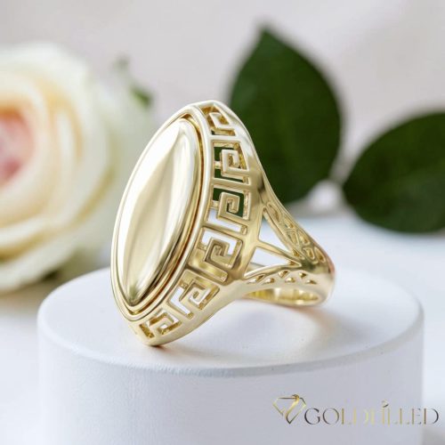  Inel antialergic „Goldfilled”, disponibile în diferite mărimi, culoare 14K