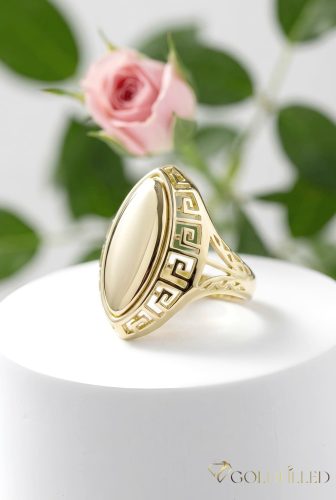  Inel antialergic „Goldfilled”, disponibile în diferite mărimi, culoare 14K