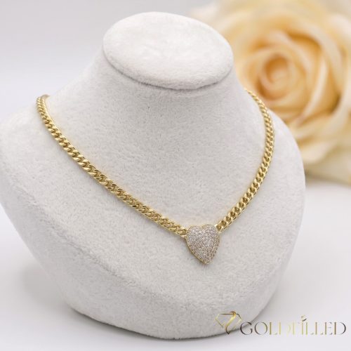 Colier Luxury Antialergic Goldfilled 45-50cm Lung și 5 mm Lățime Culoare 14K