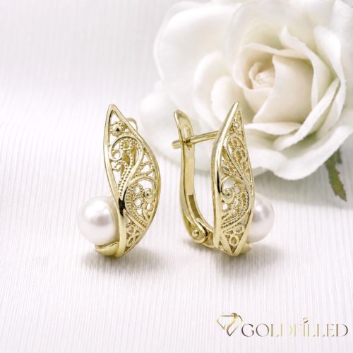 Goldfilled Antialergic Cercei 19mm 14K Culoare
