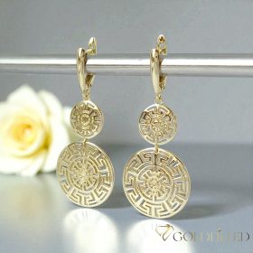 Cercei Goldfilled Antialergici 50mm 14K culoare