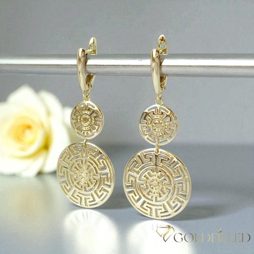 Cercei Goldfilled Antialergici 50mm 14K culoare